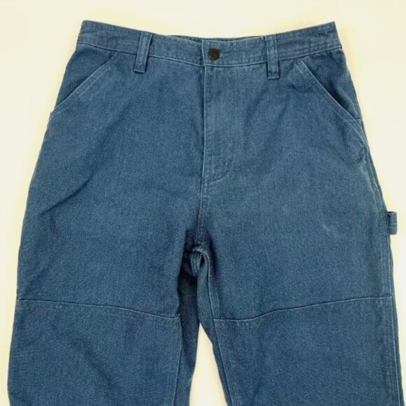 Patagonia All Seasons Double Knee Work Pants Blue Hemp Organic Jeans - Picture 4 of 16